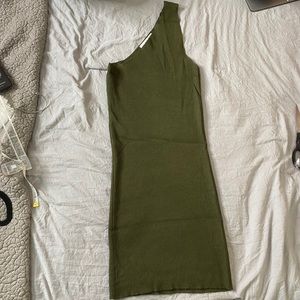 Zara one strap knit mini dress